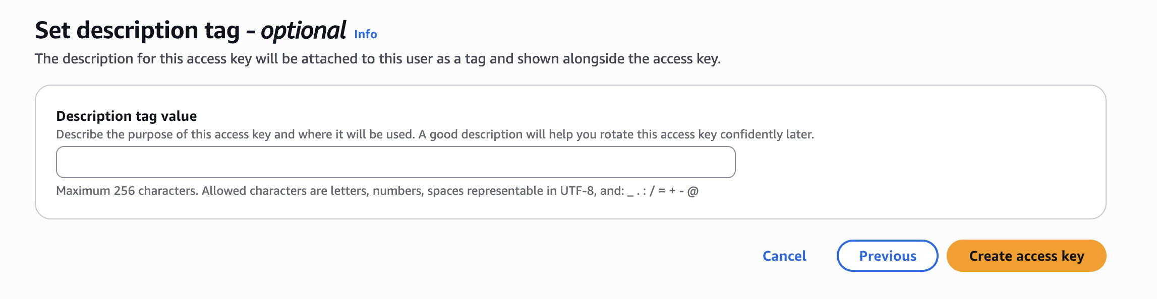 AWS Access Key2