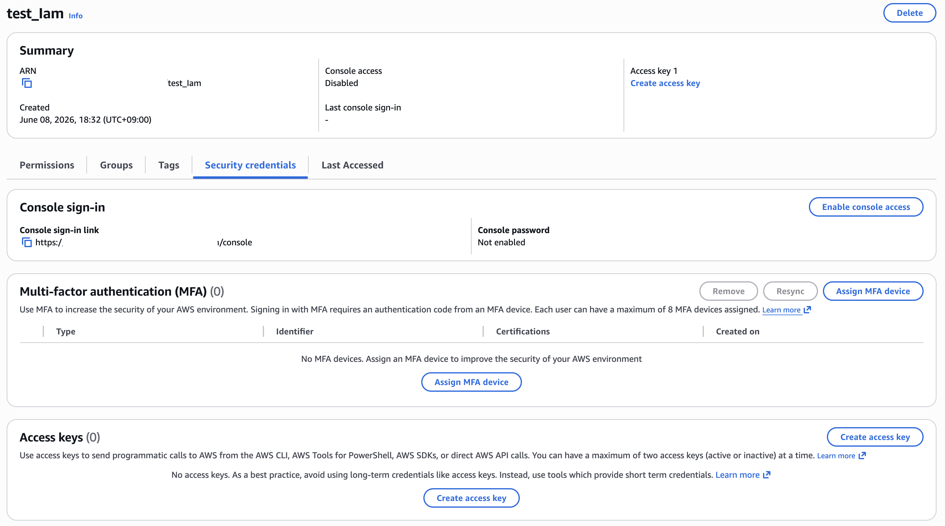 AWS Console