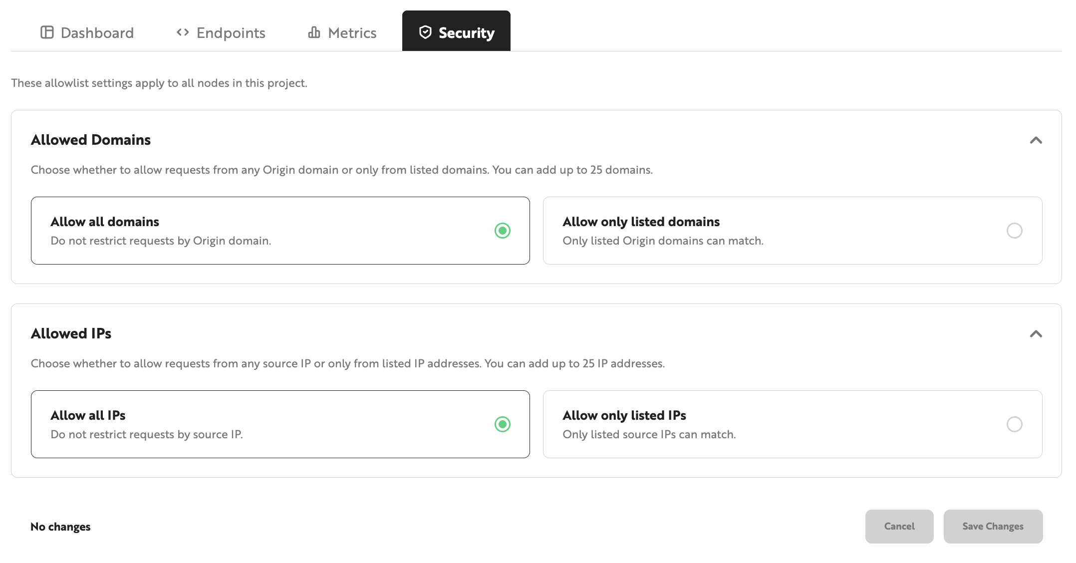Security Dashboard