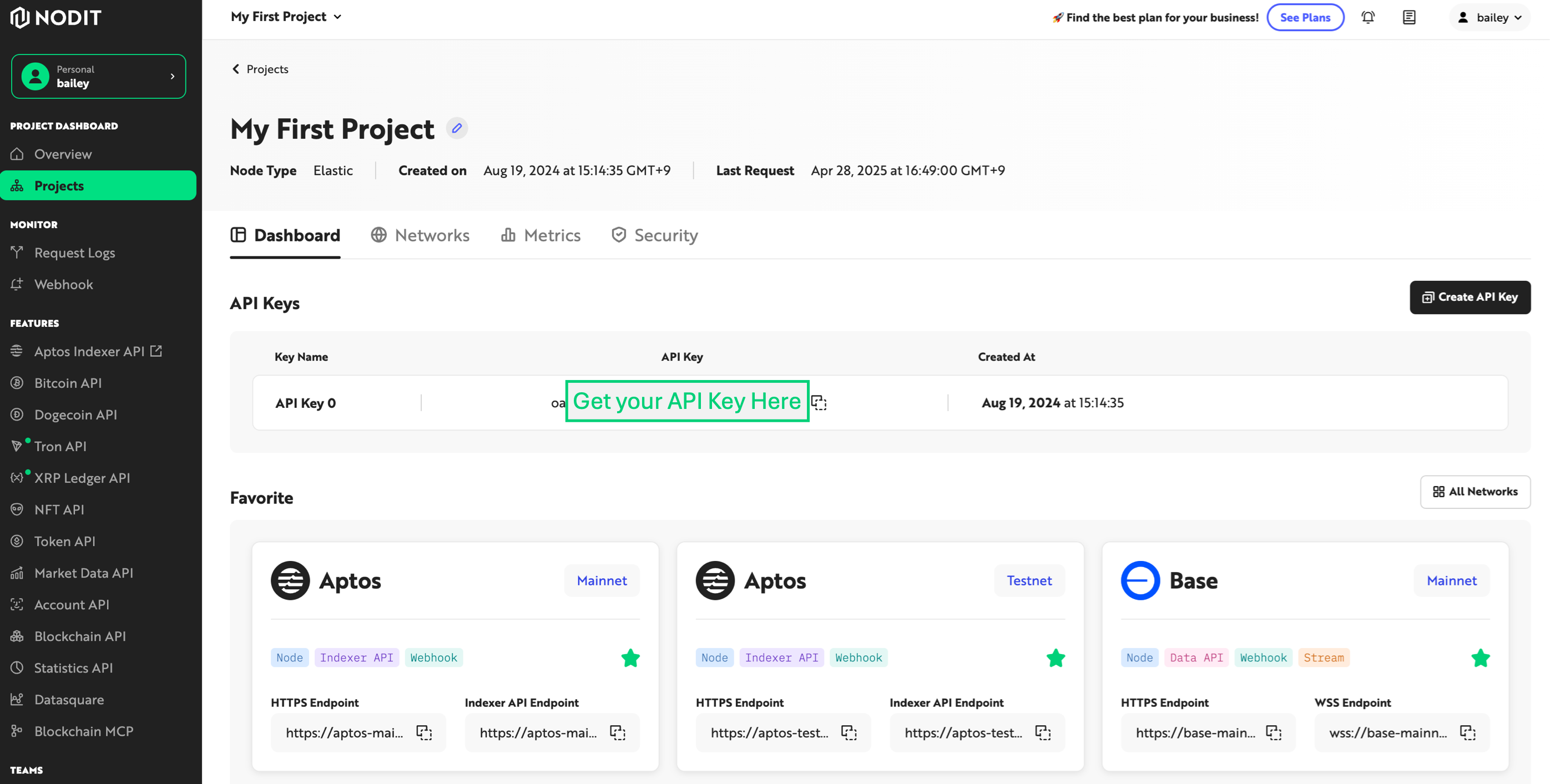 Nodit Console Project
