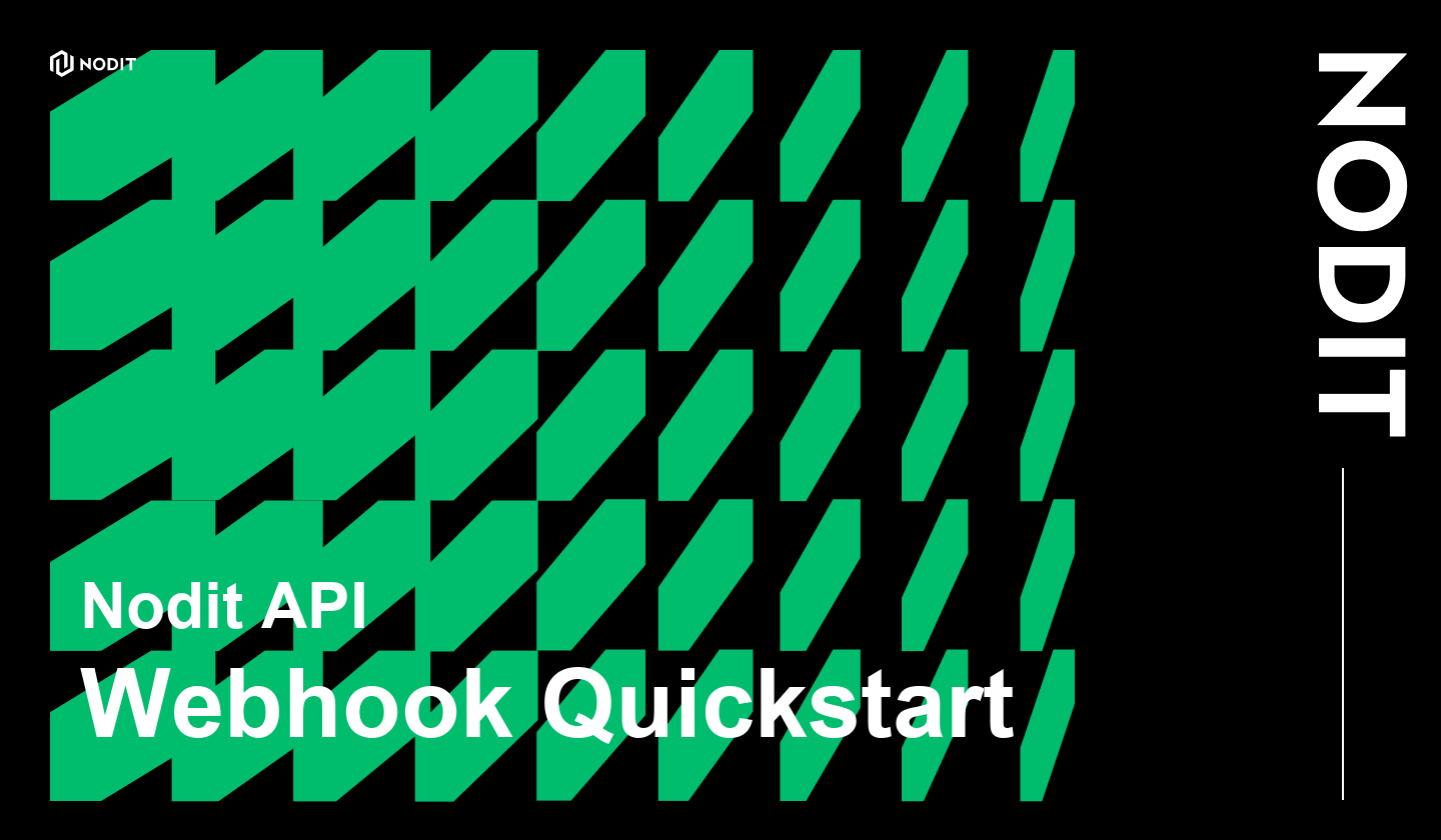 Webhook Quickstart | Nodit Documentation