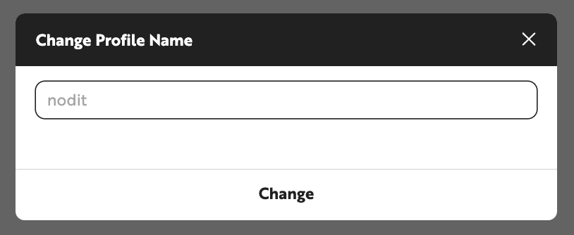 Profile Change